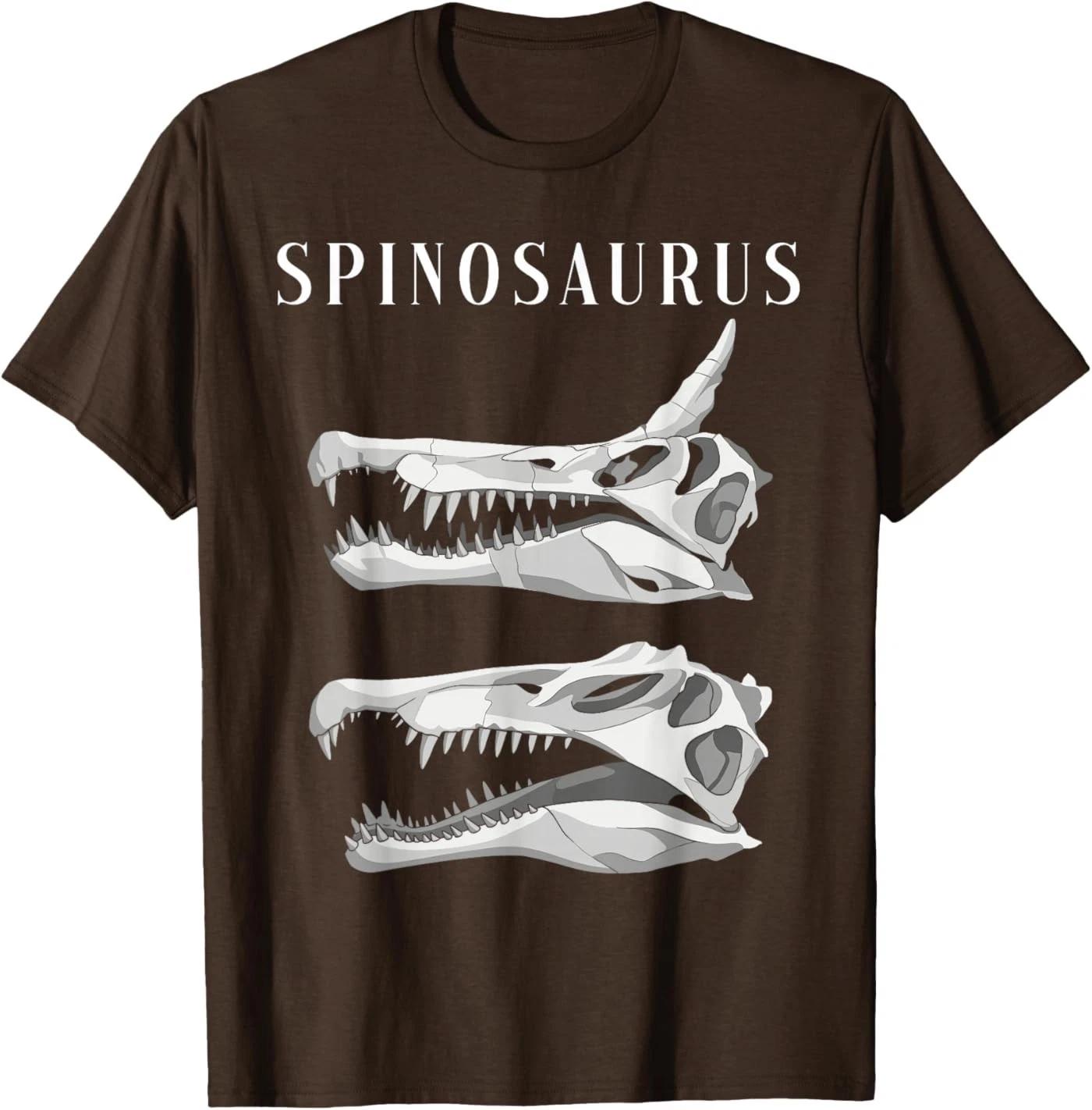 

Spinosaurus Mirabilis New Dinosaur Fossil Skull T-Shirt L