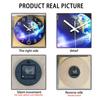 High-Standard Creative Earth Premium-Quality Luminous Top-Grade Wooden Premium-Quality Wall Top-Grade Clock Premium-Quality Living Interior