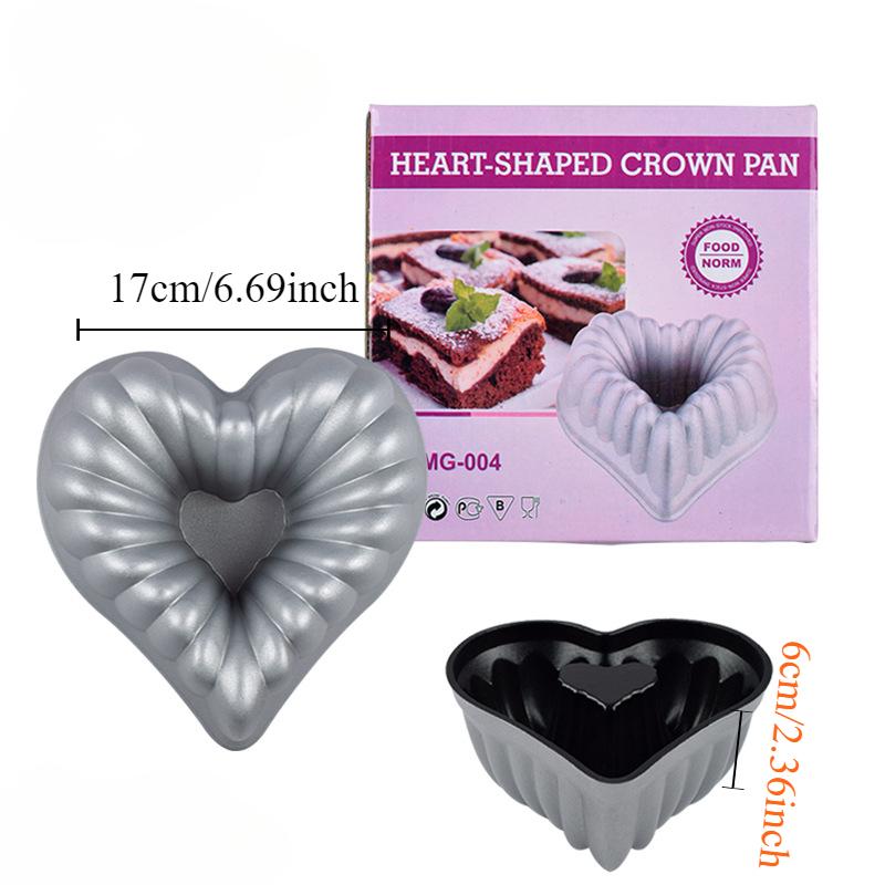 Charlotte dessert Cake Mold Aluminium Kitchen Accessories Decoration Round Christmas Valentine’s Wedding Family 3D Cake Pan