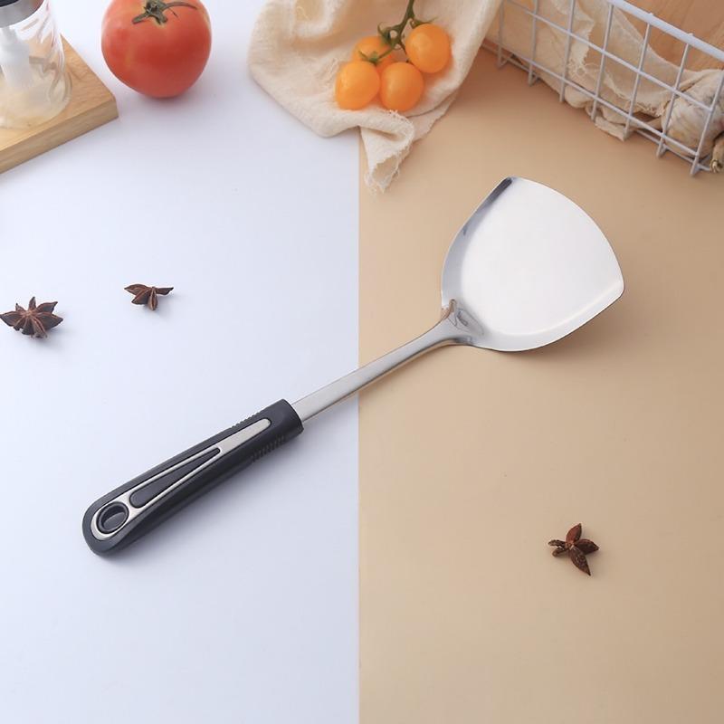 Thickened Stainless Steel Spatula Household Frying Spatula Rice Spoon StrainerCooking Kitchenware Set