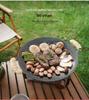 Outdoor Camping Korean BBQ Grill Pan for Gas & Induction Cookers - Frying Pan BBQ Supplies