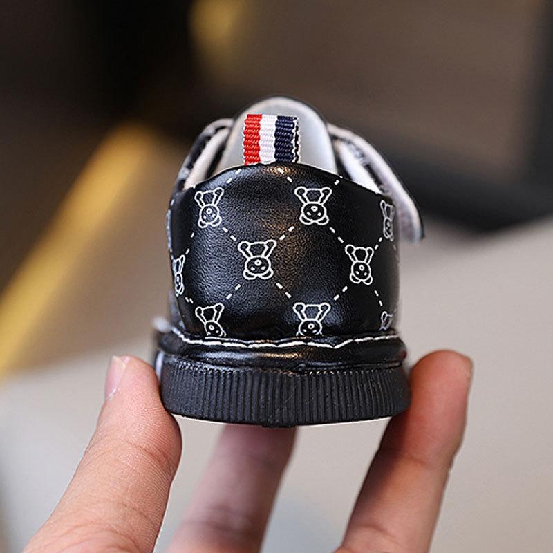 Comfortable Soft New Arrival Baby Shoes Soft-Soled First Walkers with Squeaker for 0-2 Years Old Unisex Toddlers