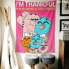 Gumball A Wall Hanging Printed Fabric Blanket Decorative Tapestries for Bedroom Living Room Home Decor
