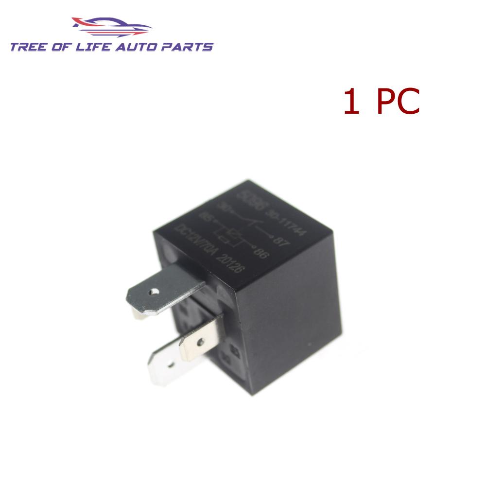 1/2/5/10x 12V 70A 4pin Relay For Ford Focus Fusion Land Rover Discovery Range Rover Sport Jaguar XF V23136-J4-X62 5M5T14B192EA