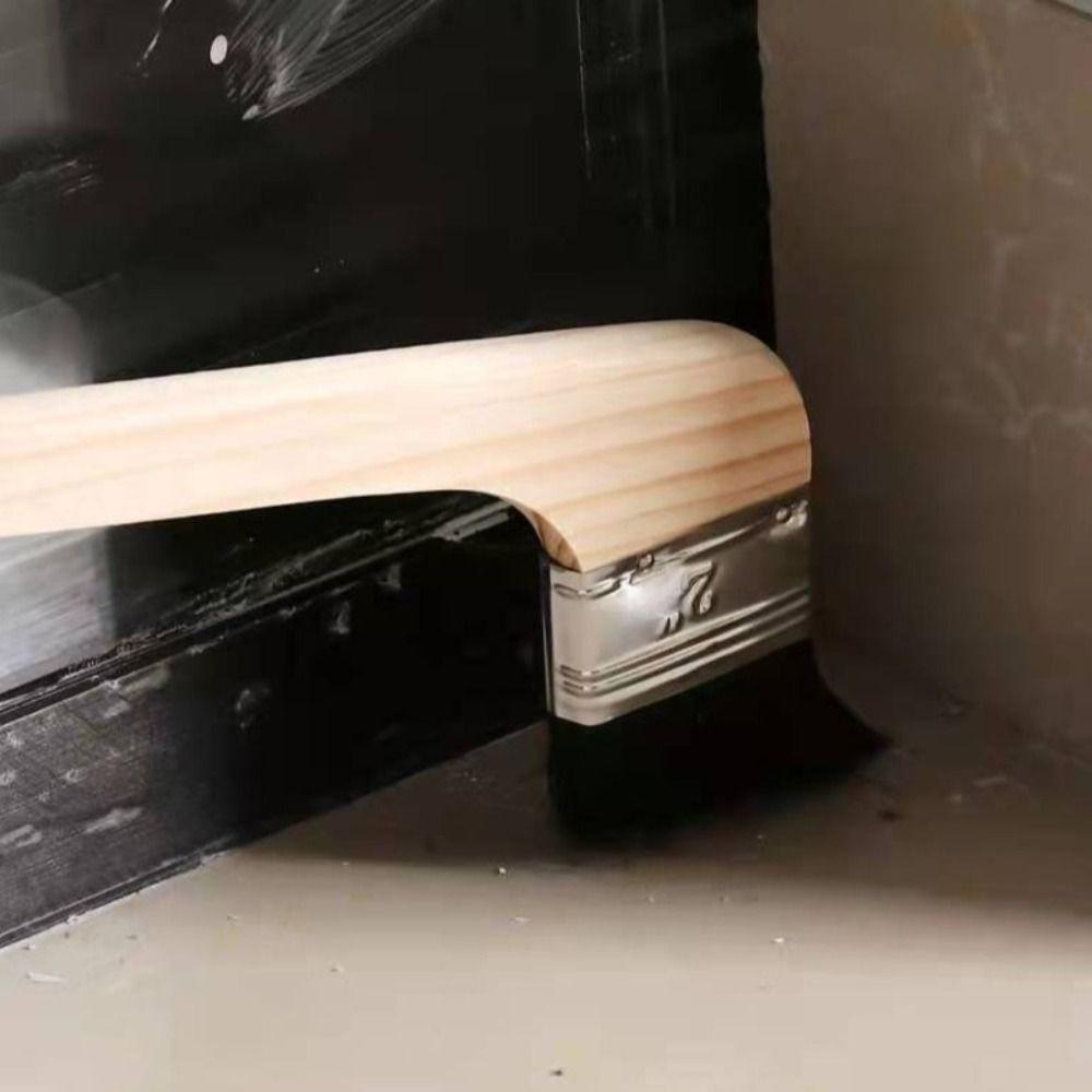 Handle Wooden Brush Universal Bristle Brush Long Handle Elbow Paint Brushes  Varnishes