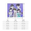 Mari Basil Blanket Cover Fleece Omori Game Ultra-Soft Throw Blanket for Car Sofa Couch Bedspread