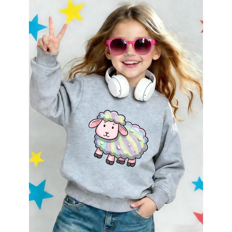 European sizes Cute and Fun Print Pattern Round Neck Hoodie for 0-3 Year Old Kids | Comfortable and Easy Design, Long Sleeve, Slight Stretch Fabric