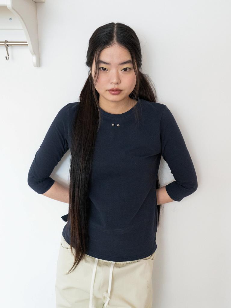 Onseuka Comfy 3/4 Sleeve T (Navy)