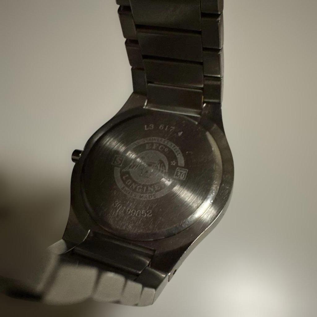 Used LONGINES Opposition Black Manufacturer's warranty included