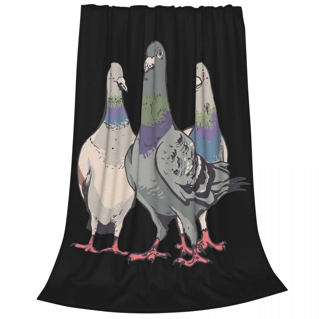 Piccioni, Allevamento di Piccioni, Appassionati di Piccioni Coperte Flanella Portatile Divano Coperte da Lanciare per Divano Letto Coperte da Lanciare Copriletto