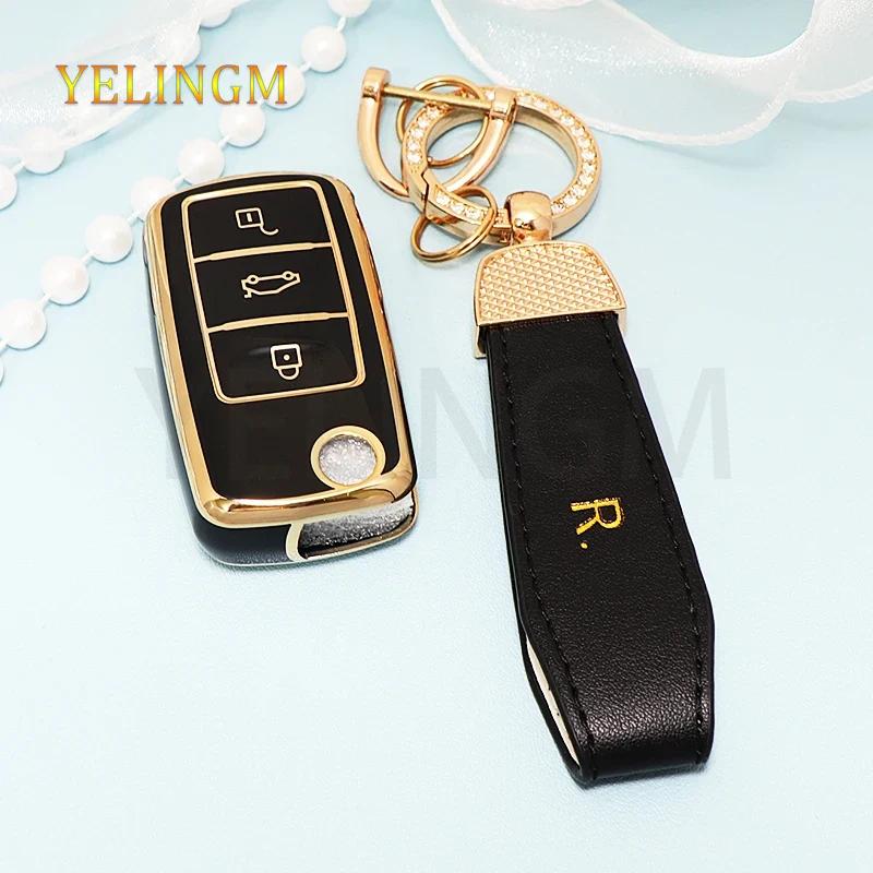 2/3 Buttons Tpu Car Key Case For Vw Volkswagen Mk4 Bora Golf 4 5 6 Jetta Passat Polo Bora Touran Skoda Seat Tpu Cover Shell Fob