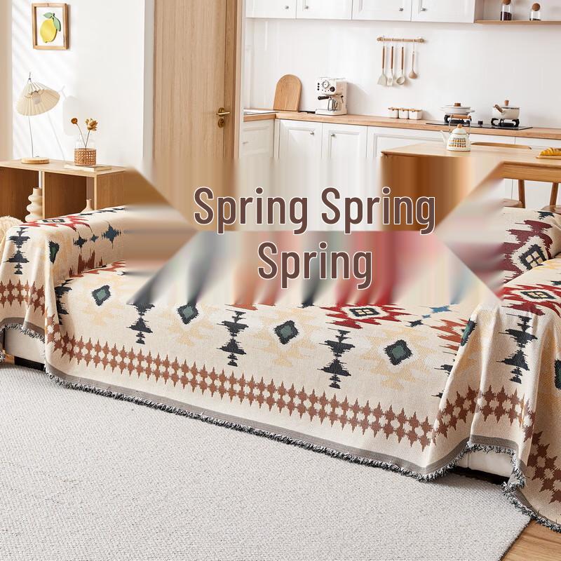 Bohemian Style Sofa Throw Blanket