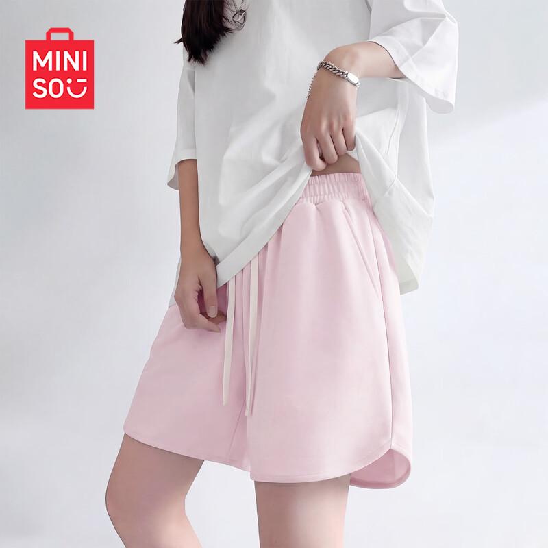 MINISO Women s 2026 Summer Loose-Fit Quick-Dry Sports Shorts L