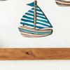 Retro Wooden Sailboat Wall Ornaments Hawaiian Style Ocean Sailboat Decor  Tropical Cafe Bar