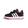 Neo Hoops 2.0 Breathable Low Top Toddler Shoes Black White Red Infant And Toddler B75965