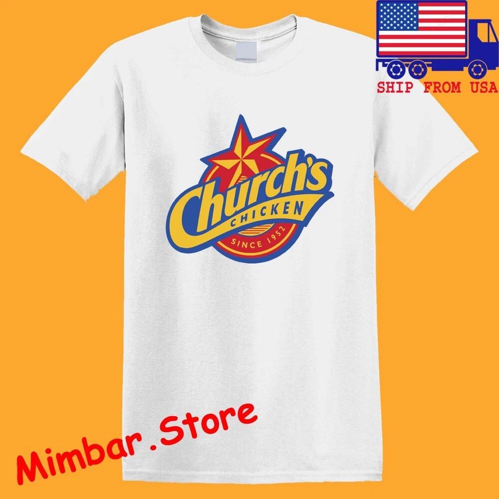 

Church Chicken Men s White Size S-5XL 4XL