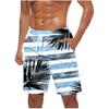 Fashion Colorful Palm Tree Pattern Beach Shorts For Men 3d Printing Swimming Trunks Summer Loose Holiday Party Board Shorts