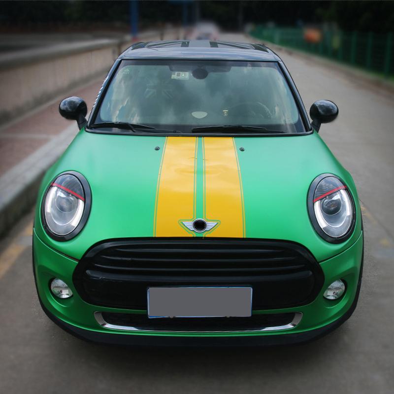 Car Headlight Eyelid Light Eyebrow Lamp Decoration Stickers For Mini Cooper S Clubman F54 F55 F56 F57 F60 Countryman Accessories