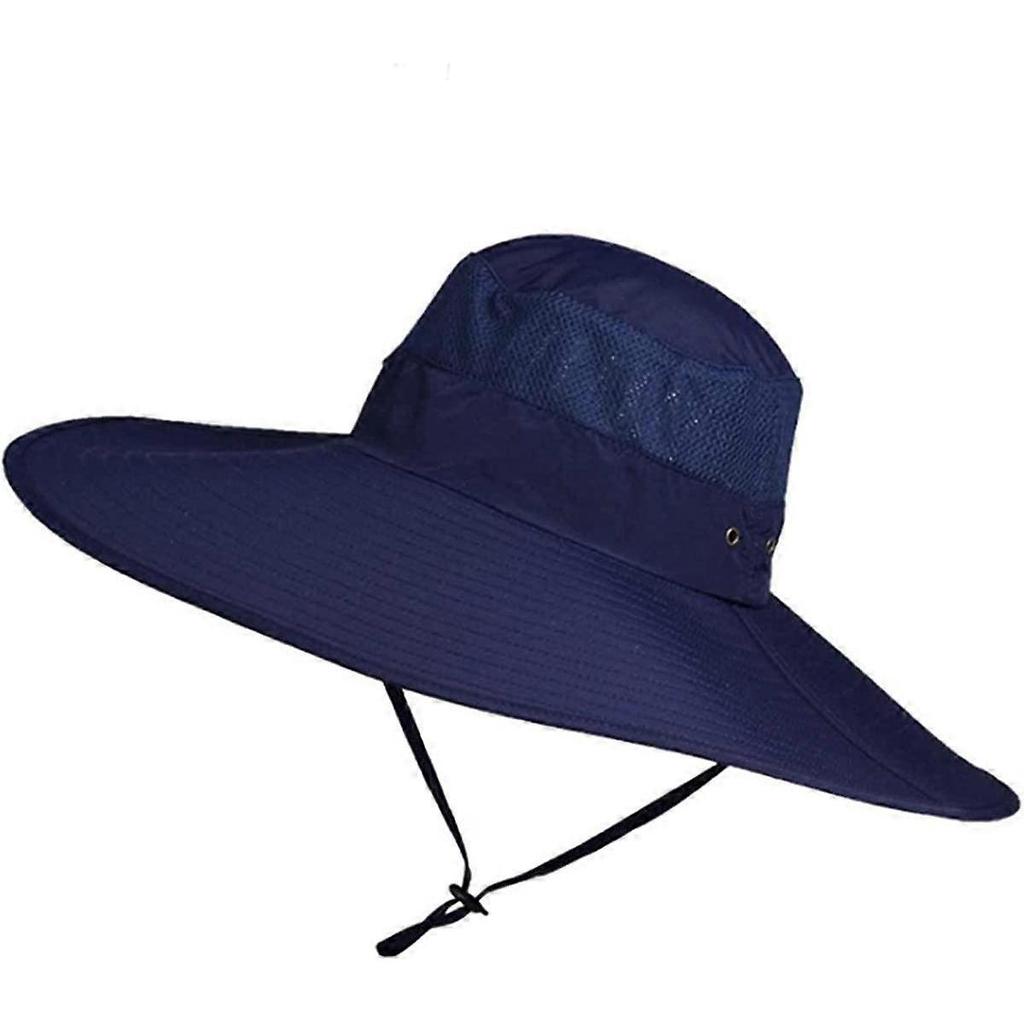 Super Wide Brim Bucket Hat UPF50+ Waterproof Sun Hat for Fishing Hiking Camping