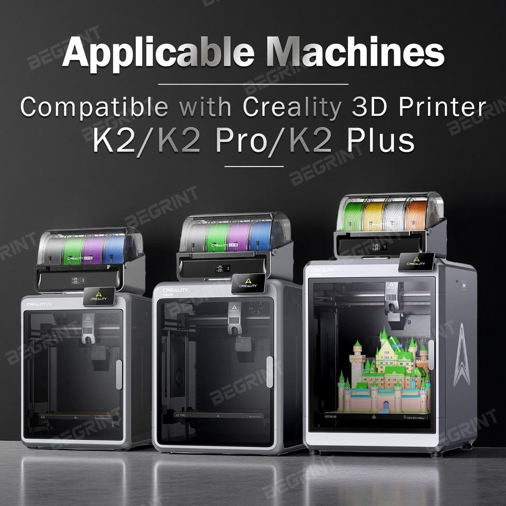 For Creality K2 Pro/K2 Plus/K2 Upgrade Full Metal Filament Reduce Gear Kit High Precision Wear Resistant for 3D Printer Extrude