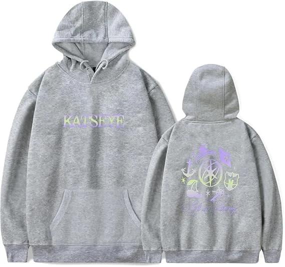 

Katseye men s and women s casual long-sleeved pullovers, hoodies, casual sportswear, street Harajuku hip-hop style tops 3XL