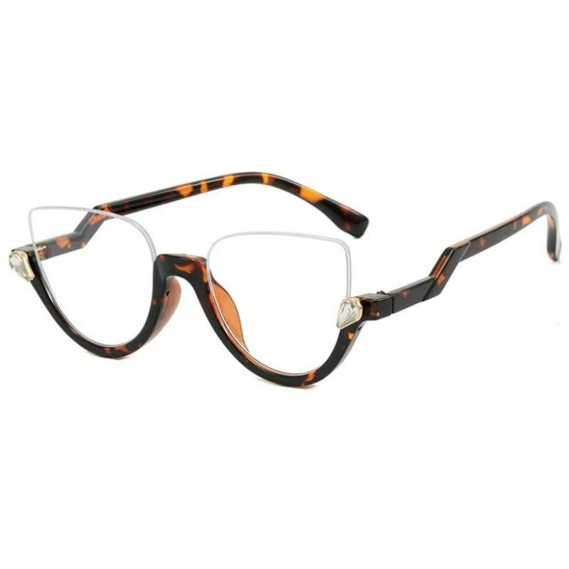 

Солнцезащитные очки женские с полуободковой оправой кошачий глаз , инкрустированные бриллиантами, крутые, персонализированные, подходящие для повседневной носки, отпуска, шопинга, аксессуары