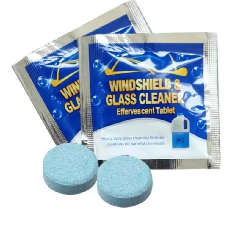 

Автомобильные шипучие таблетки Смешанные твердые очистители для лобового стекла Инструменты для мытья стеклоочистителей Домашний туалет Окна Концентрированные таблетки Автомобильный очиститель 10PCS