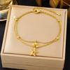 Ocean Necklace Anklet Set Natural Shell Starfish Pearl Jewelry Fashion Accessories Gift Box