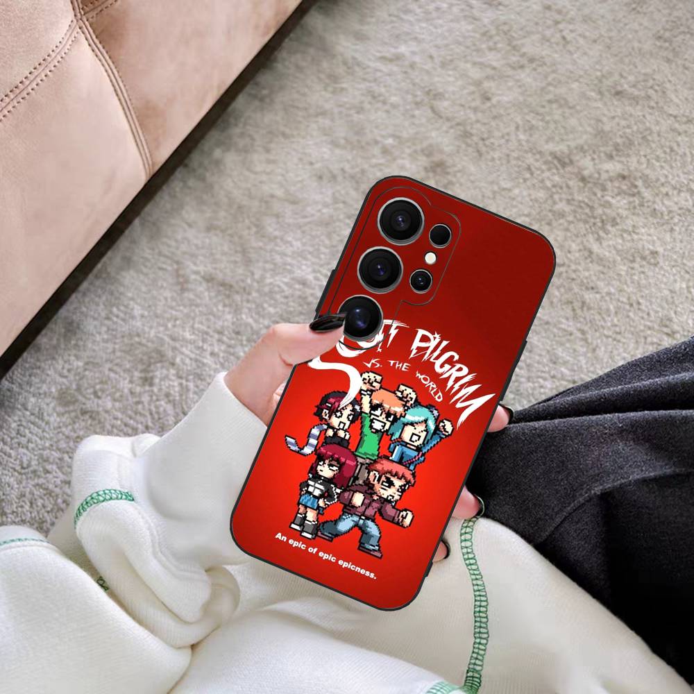 

S-Scott Pilgrim Phone Case For Samsung S 24 fe 25 Ultra plus 20 lite 21 30 22 23 24 22 Ultra 5G Fundas Samsung S24 Plus