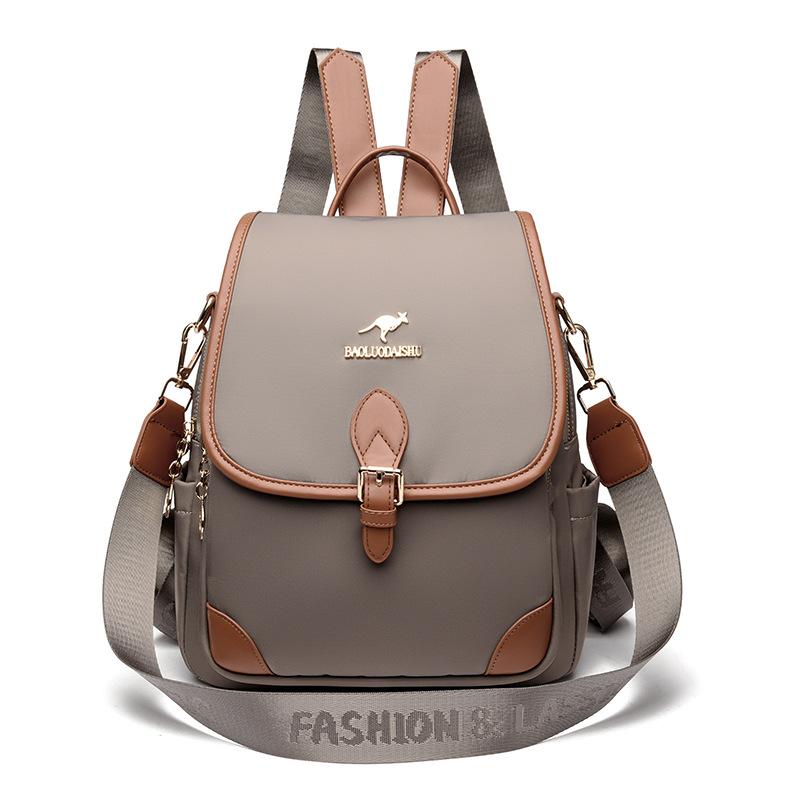 

Backpack Large-capacity Commuting Leisure Travel Backpack Fashionable Bag сірий колір