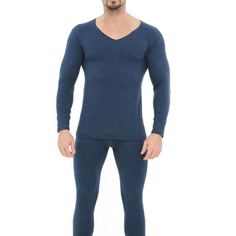 Herren-Thermobekleidung, nahtlos, lange Unterhosen, warmes Samt-Oberteil, Hose, Winter-Thermounterwäsche