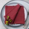 20pcs 32x32cm Cotton Gauze Table Napkins Bohemian Wedding Decor Vintage Western Style Bridal Party Dinner Cloth Accessories