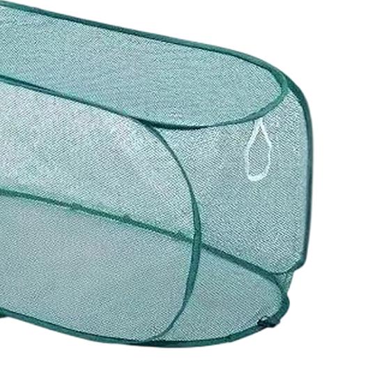 Pop-up Plant Cover Mesh Outdoor Plant Protector Insect Barrier Netting Foldable Crop Cage Raised Bed Cover for Vegetable Fruit Seedlings Garden Rows