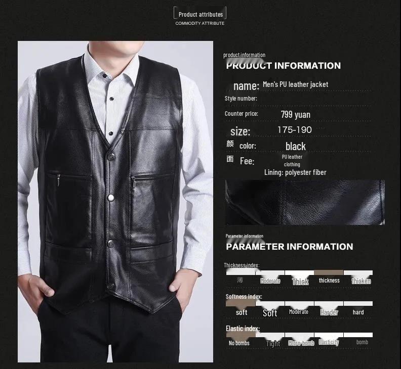 Warme Arbeitsweste mit Samtfutter für Herren - Herbst/Winter Lässig Ärmellos
