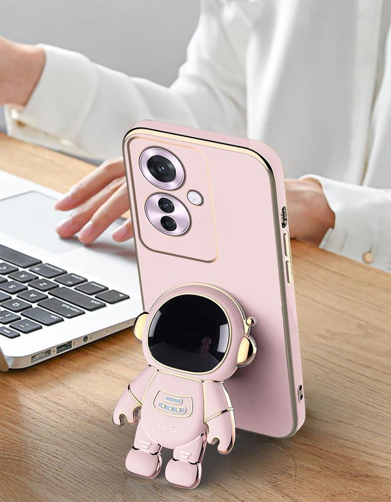 Case for Oppo Reno 11F 5G, Astronaut, Pink