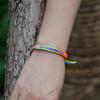 6 Stijlen Regenboog Touw Armband Unisex Handgemaakt Geweven Geluk Rode Draad Armband Vriendschap Sieraden Meditatie Helende Armband