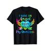 I Have an Angel In Heaven I Call Him My Grandson Tie-dye T-shirt Black Family T-shirt Cotton Crew Neck Love