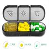 Portable Medicine  Storage Box 7-Day Travel Pillbox 21 Compartments With  Compartments Waterproof And Dustproof