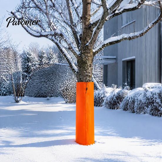 Fruit Tree Frost Blanket Palm Protector, Trunk Insulation Wrap with Drawstring, Dia 7.9" 11.8 ", Outdoor Guard Winter Bark for Garden Trees