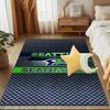Seahawks Team Spirit Rug Game Carpet, Floor Mat for Bedroom Living Room Entryway Rug, Home Decor Idea Gift for Christmas birthday
