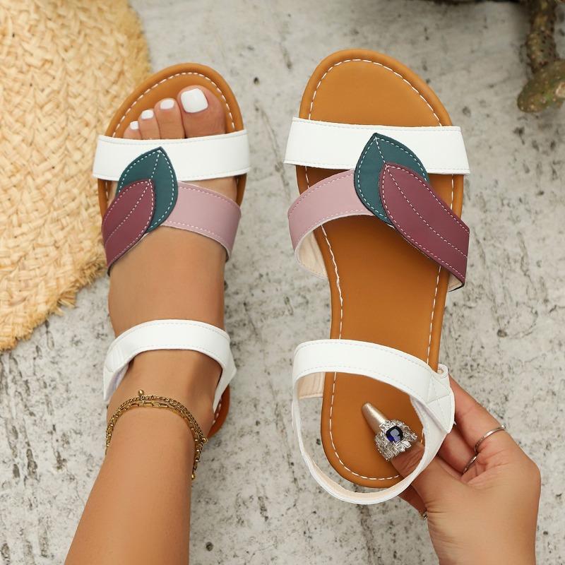 Large Size New Summer Sandals Women's Elegant Fashion Flat Casual Shoes Women's Non-slip Comfortable Women's Shoes