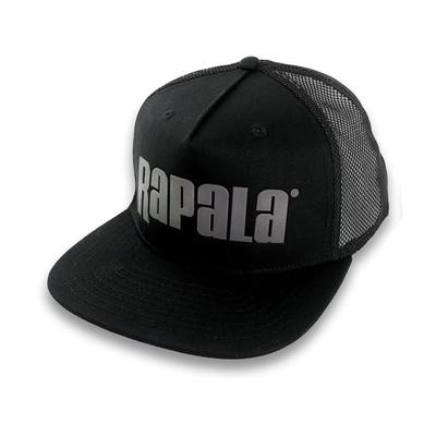 Rapala Flat Brim Cap Black Aurora FBCBA Adjustable Snapback Fishing Hat