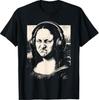Mona Lisa Bass Face Funny Music Lovers DJs Producers T-Shirt - Unisex Size