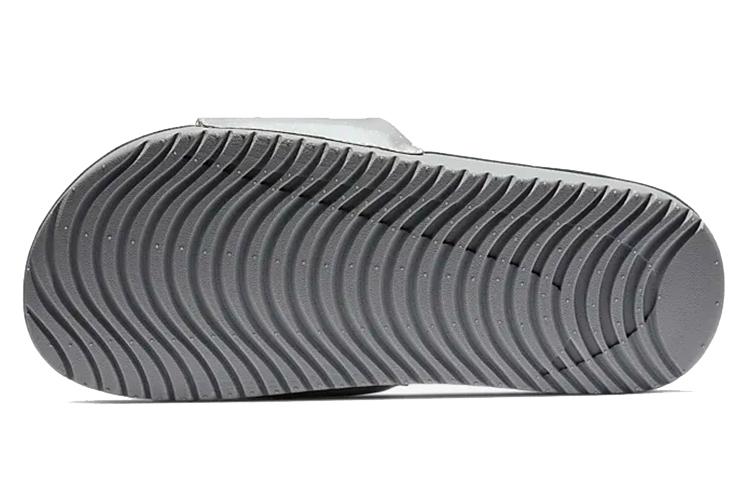 Nike Kawa EVA Slip Resistant And Breathable Kids' Slippers Silver Gray Kids' 819352-007