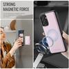 For Samsung Galaxy A24 4G (162.1mm) Case JEEHOOD J09 RFID Blocking Card Holder Leather Back Phone Cover Magnetic Case