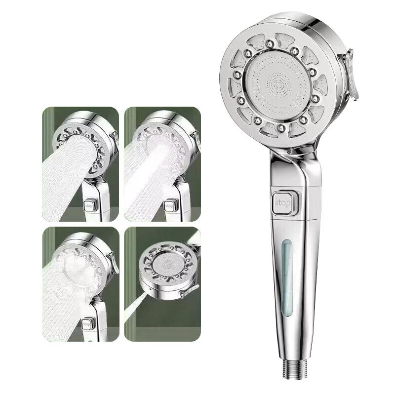 Aufgerüsteter 4-Gang-Multifunktions-Boost-Filter-Duschkopf Badzubehör Ein-Knopf-Schalter Dusche