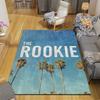 The Rookie Home Sofa Decoration for Living Room & Bedroom, Non‑Slip Play Flannel Floor Mat for Game Room