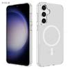 S23FE For Magnetic Wireless Charging Acrylic Case For Samsung Galaxy S23 FE S23FE Shockproof Transparent Silicone Case