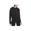 Nike Pure Color Printed Logo Hoodie Casual Sports Long Sleeve Sweatshirt Women Tops Black CJ3815-010