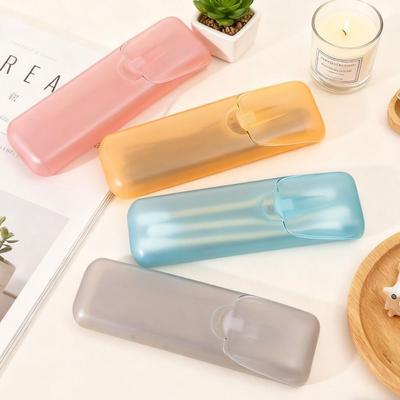 Portable Multifunctional Portable Toothpick Box Transparent Classification Mini Storage Boxes Cotton Swab Container Household